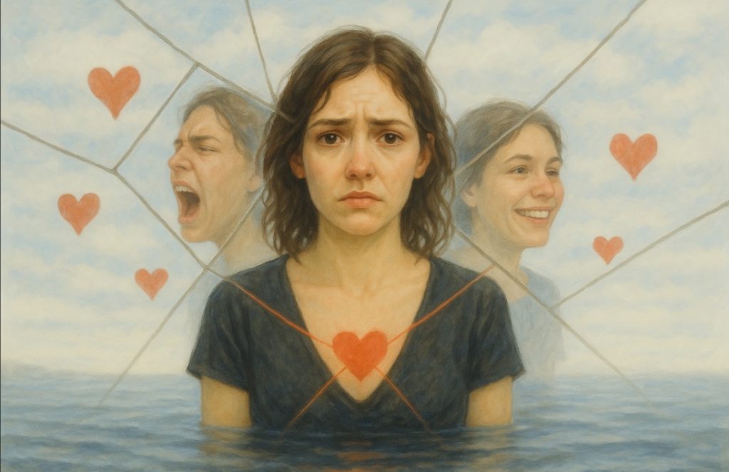 simbolizando relacionamentos intensos e instáveis.